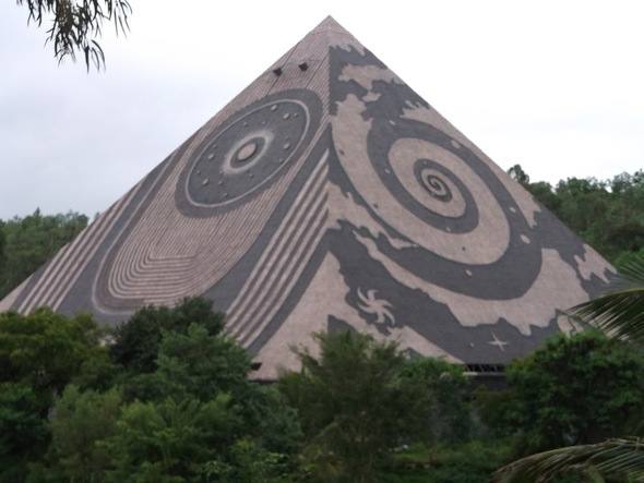maitreya buddha pyramid