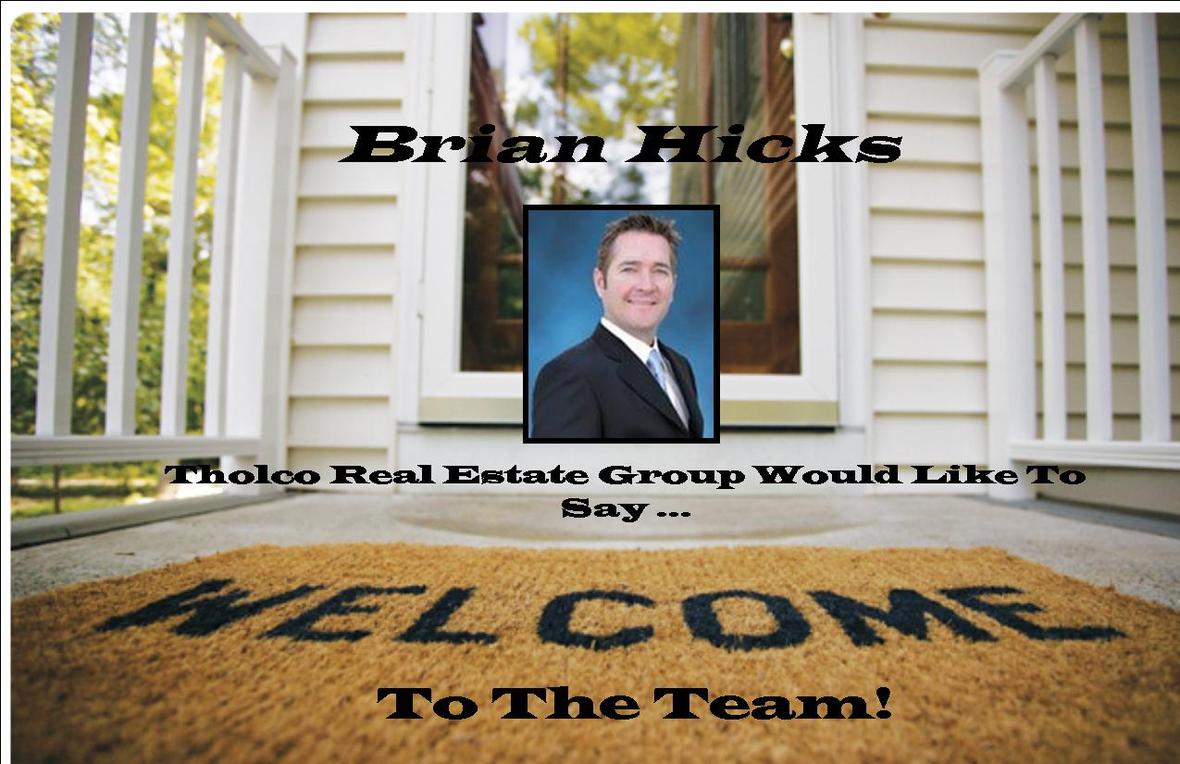 Brian Hicks to The Tholco Team!