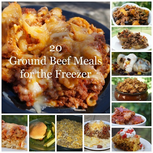 20 Ground Beef Meals for the Freezer