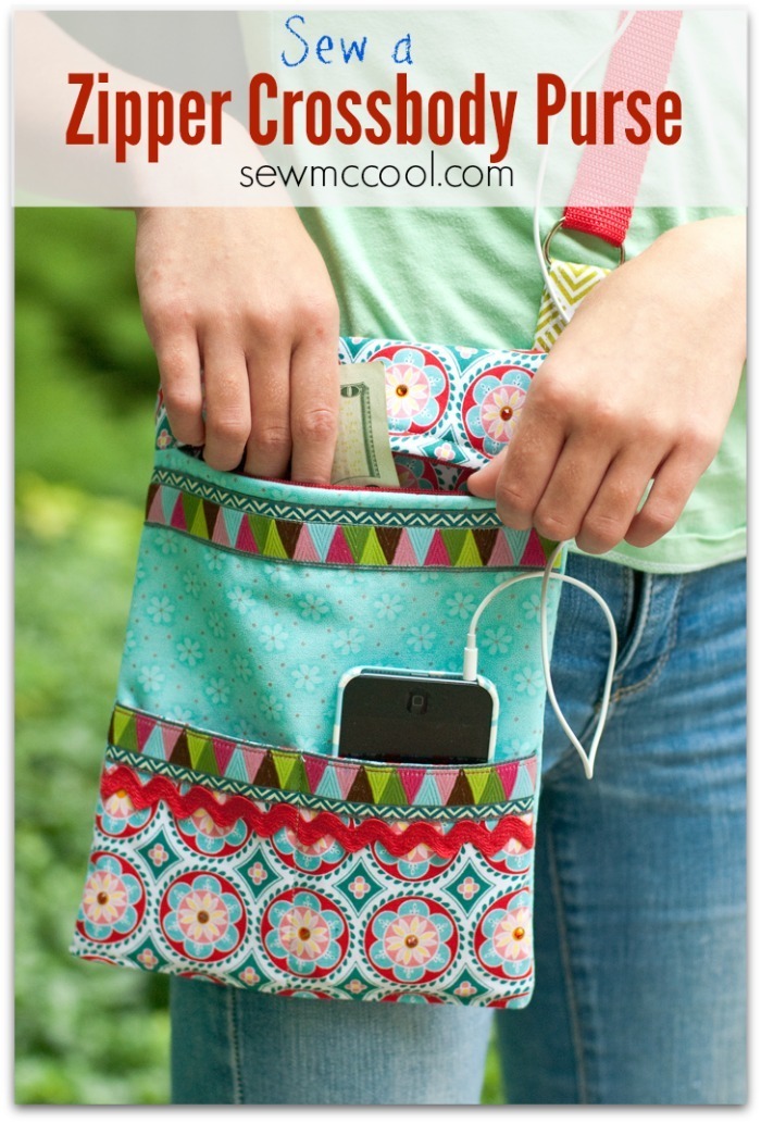Today's Tutorial A Cute Cross Body Purse and Classic Blocks Fresh Fabric for September