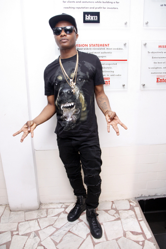 Wizkid arrives