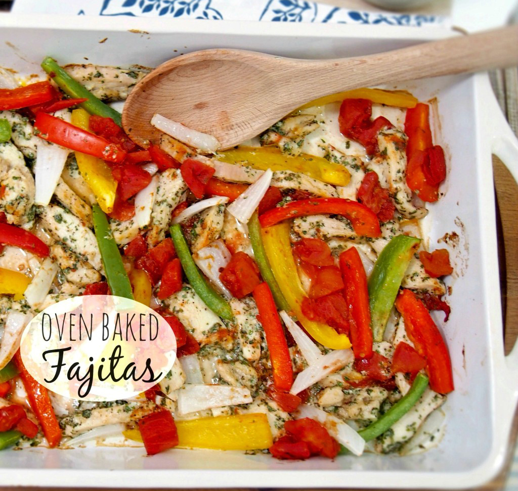 Lean and Green Baked Chicken Fajitas