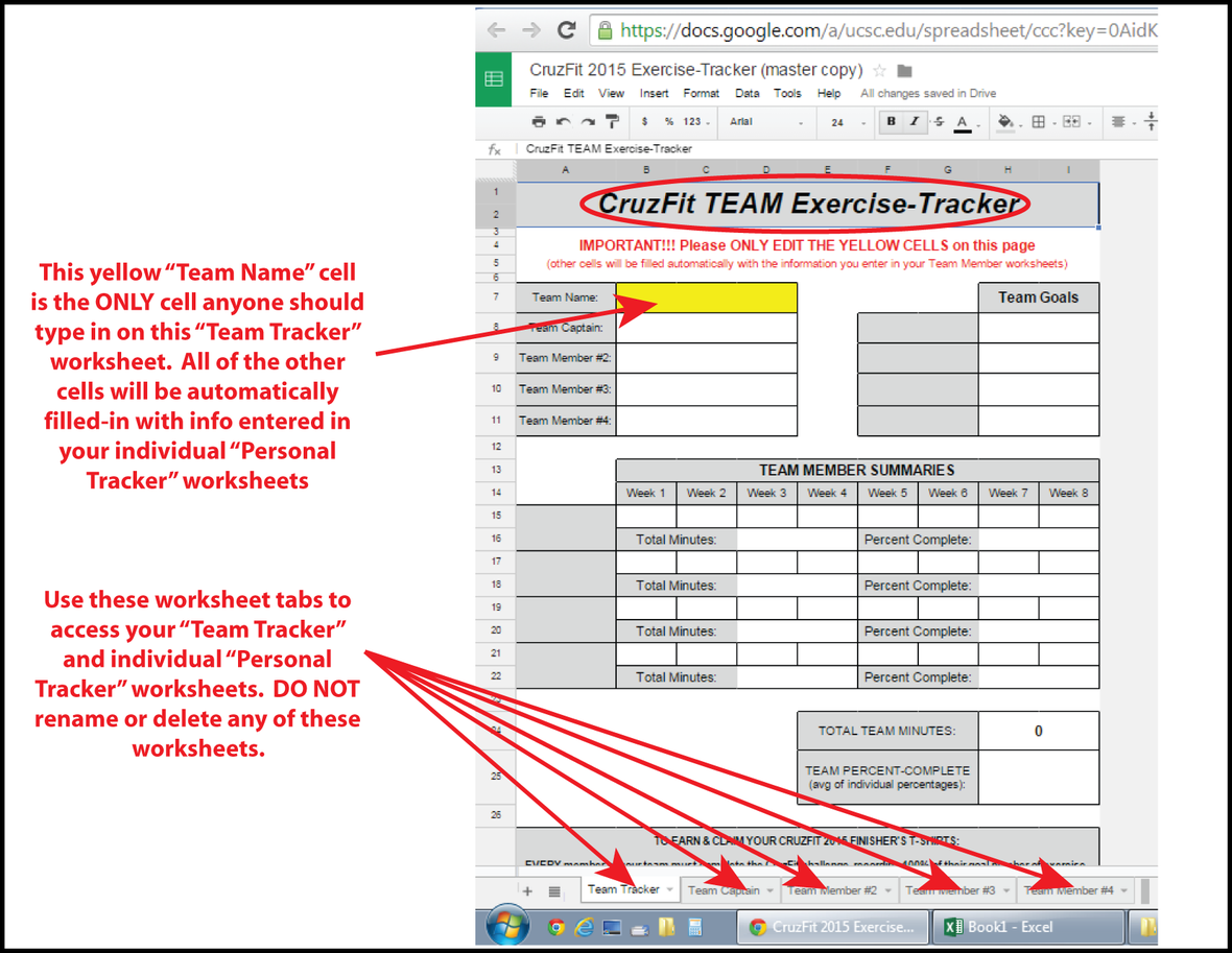 important cruzfit exercise tracker tips info
