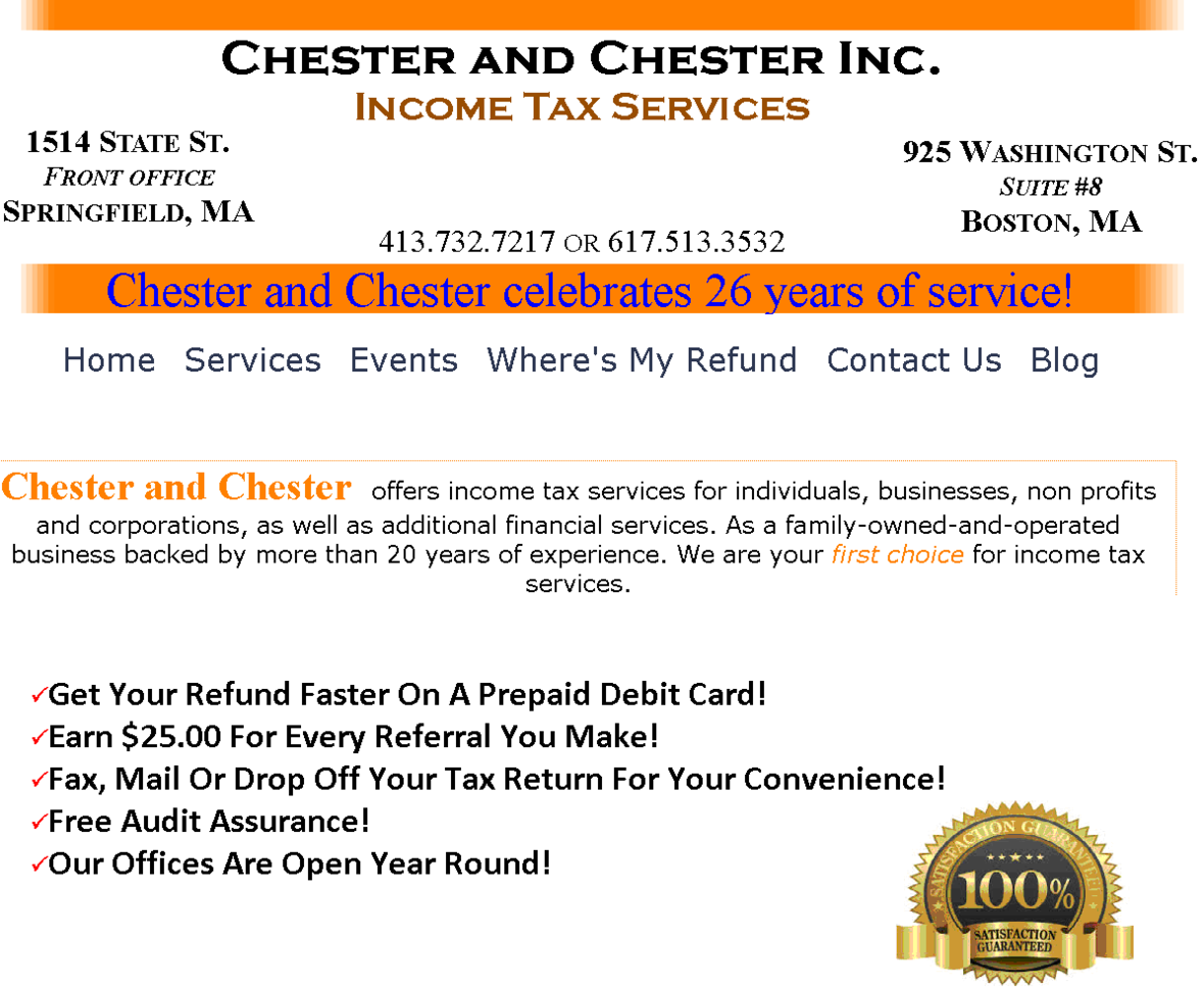 FILE YOUR TAXES HERE & GET YOUR FREE CREDIT REPORT TODAY!