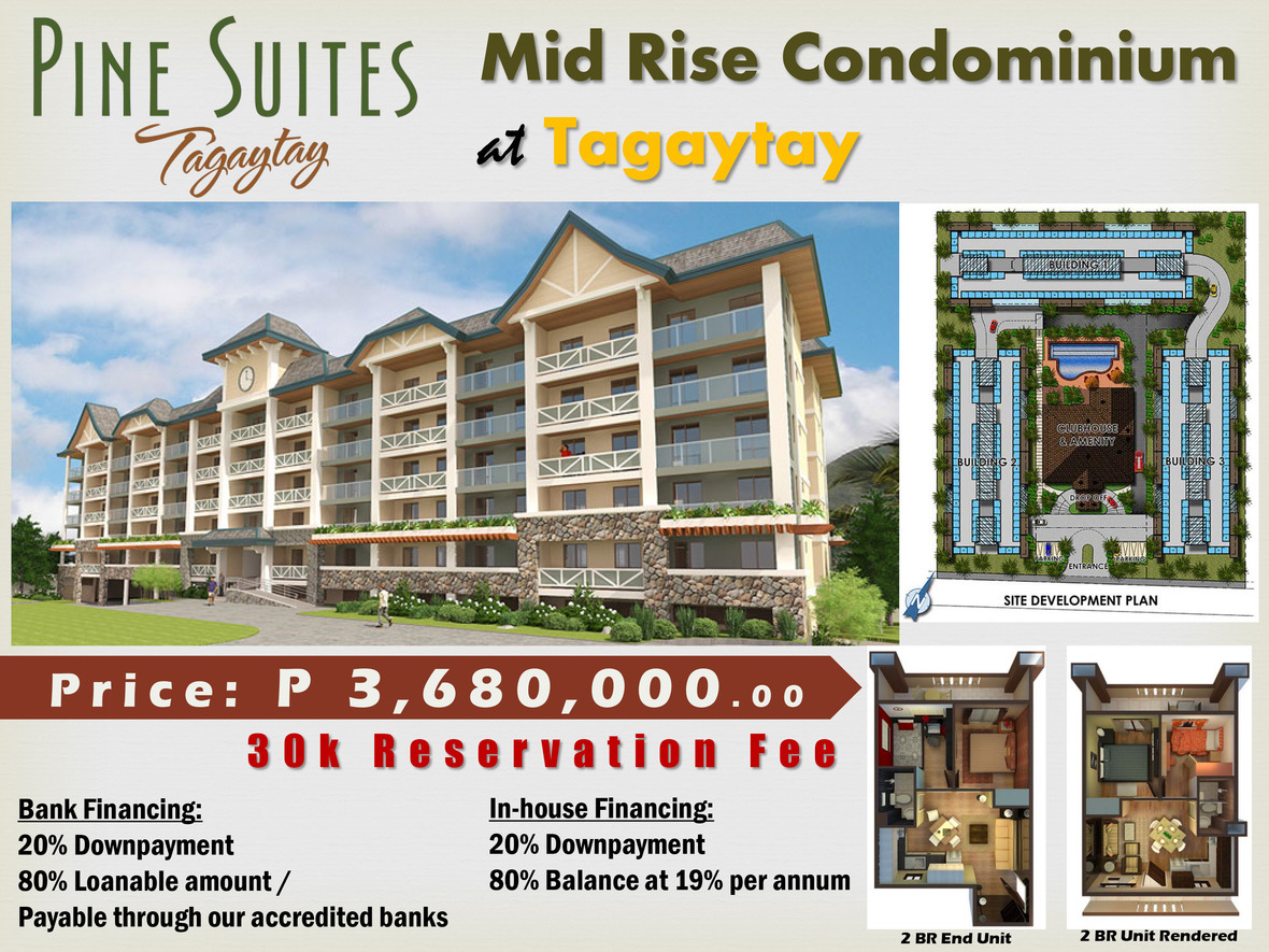 Mid Rise Condominium at Tagaytay! Check this out...