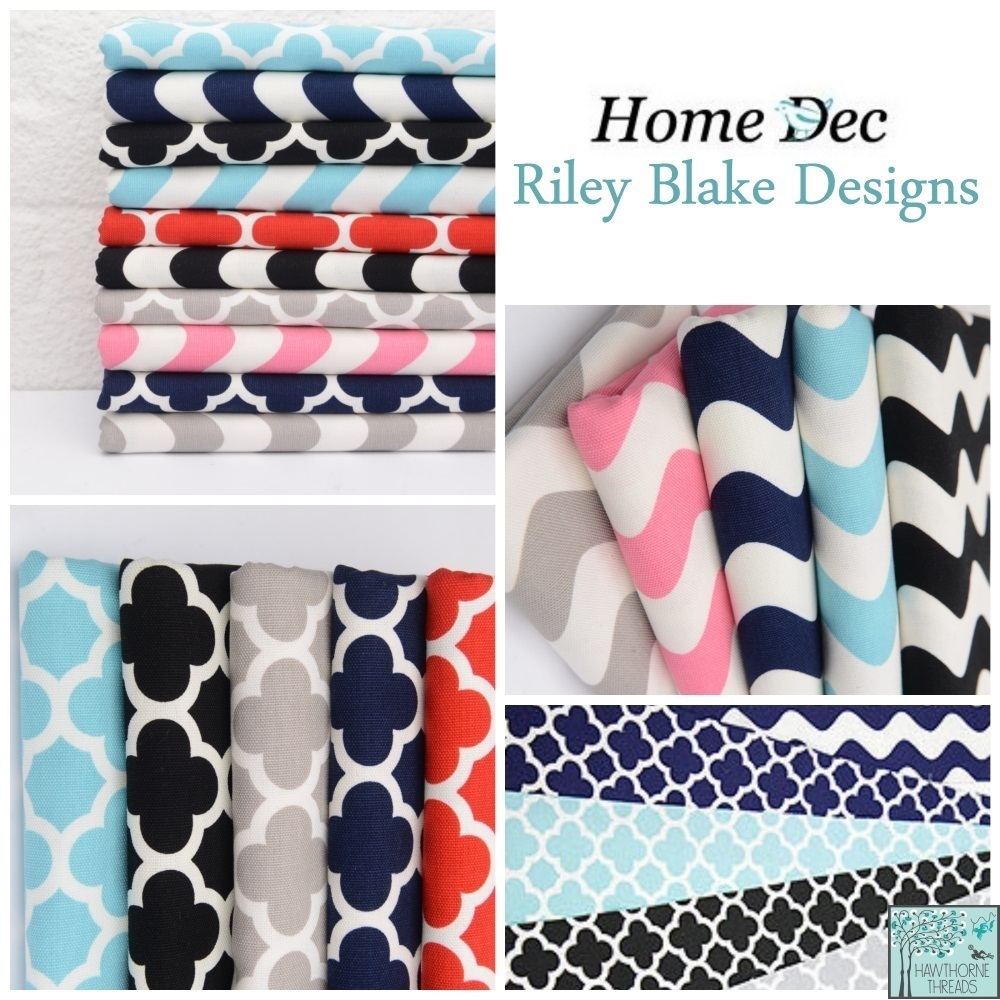 Quatrefoil and Wave Home Dec Riley Blake