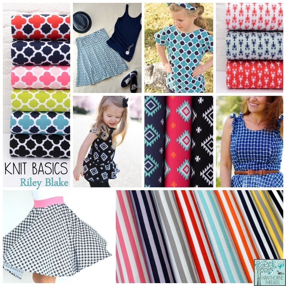 Riley Blake Knit Fabric Poster
