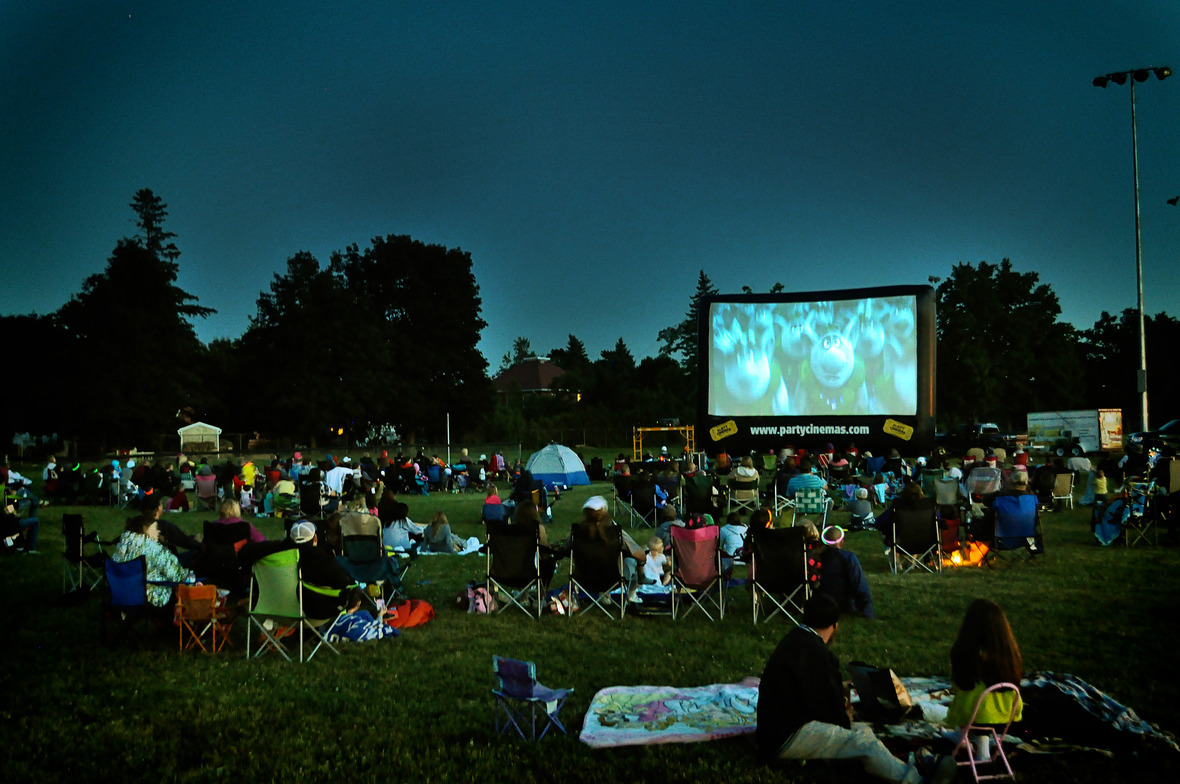 Outdoor Movies and Video Dances This Weekend!