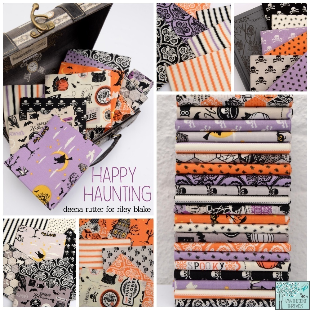 Happy Haunting Fabric poster