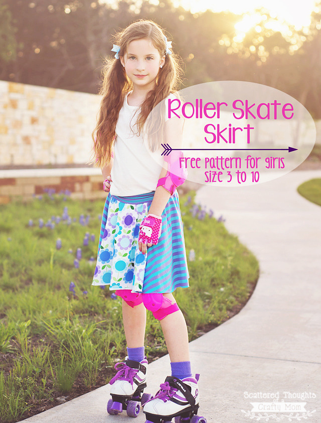 Today's Tutorial Girls RollerSkate Skirt