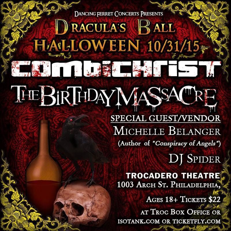 The Birthday Massacre & Combichrist Dracula's Ball 10/31