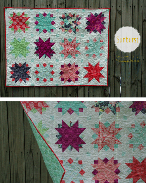 Today's Tutorial: Sunburst Quilt Pattern and a New Backpack