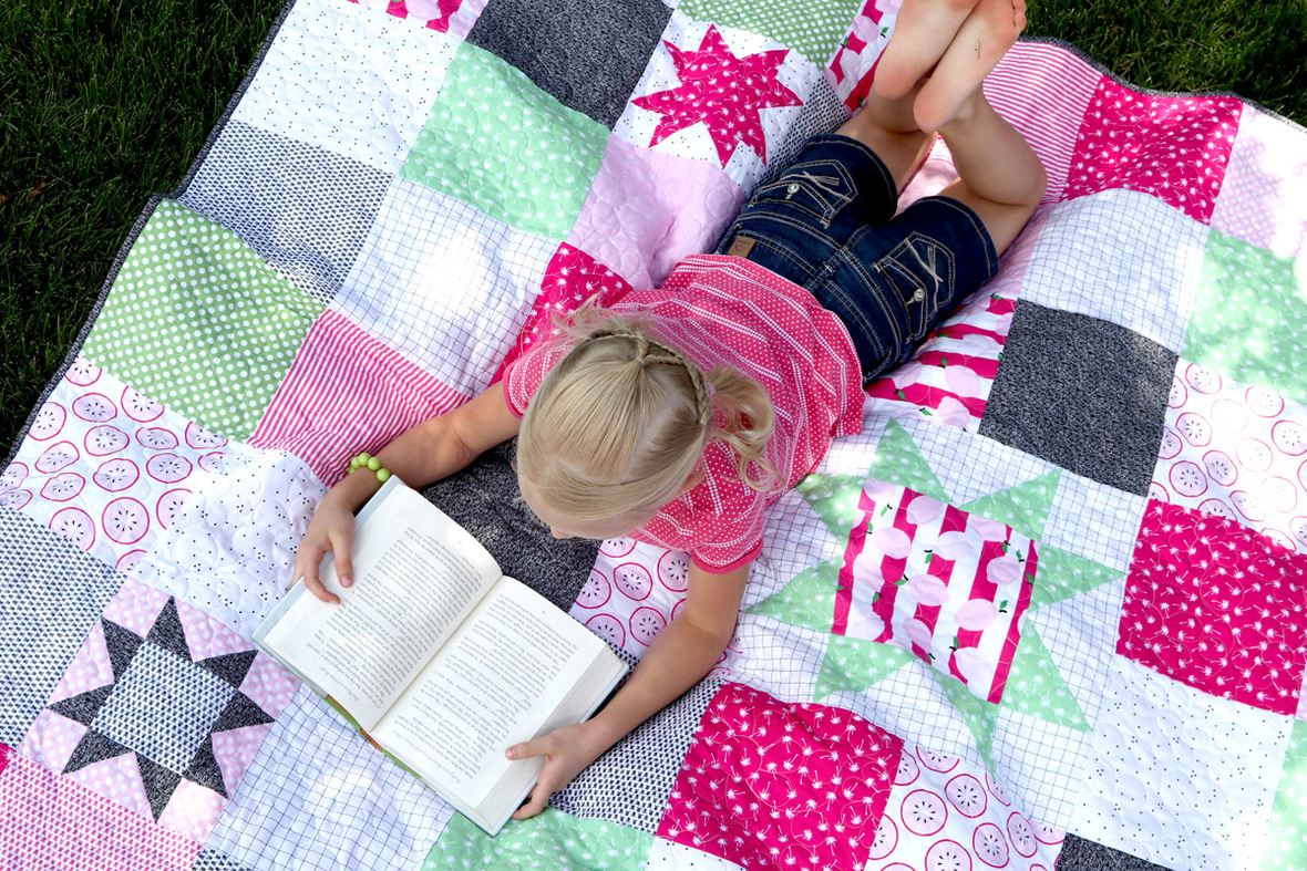 Simple Trick for Spicing up Patchwork + Tips for Choosing Fabric for