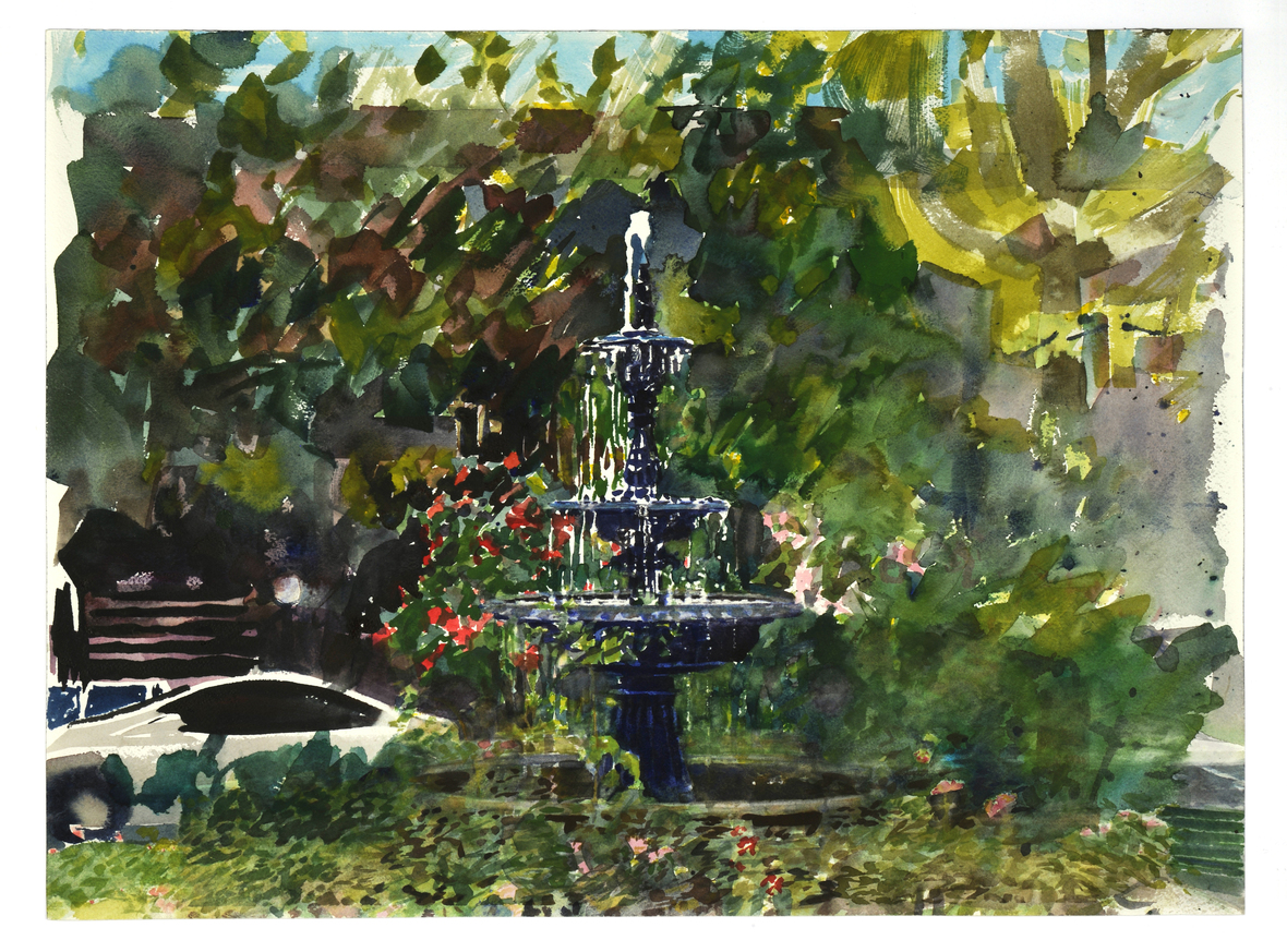 Fountain Van Vorst Park