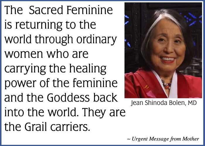 Jean Shinoda Bolen's Weekly Quote