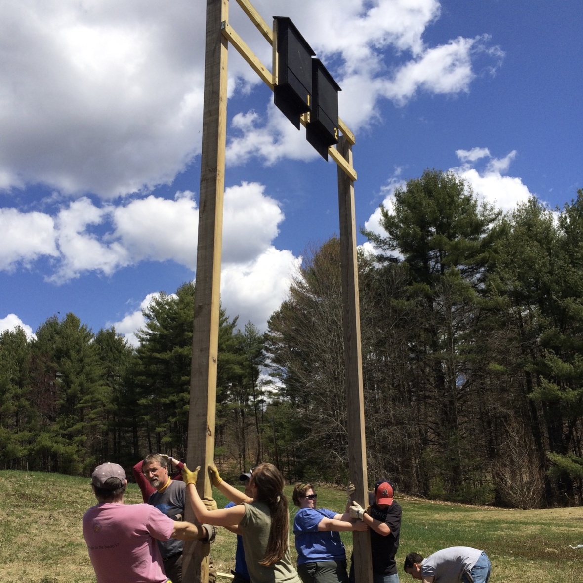 Square Format - Glover s Ledge Bat House Raising 