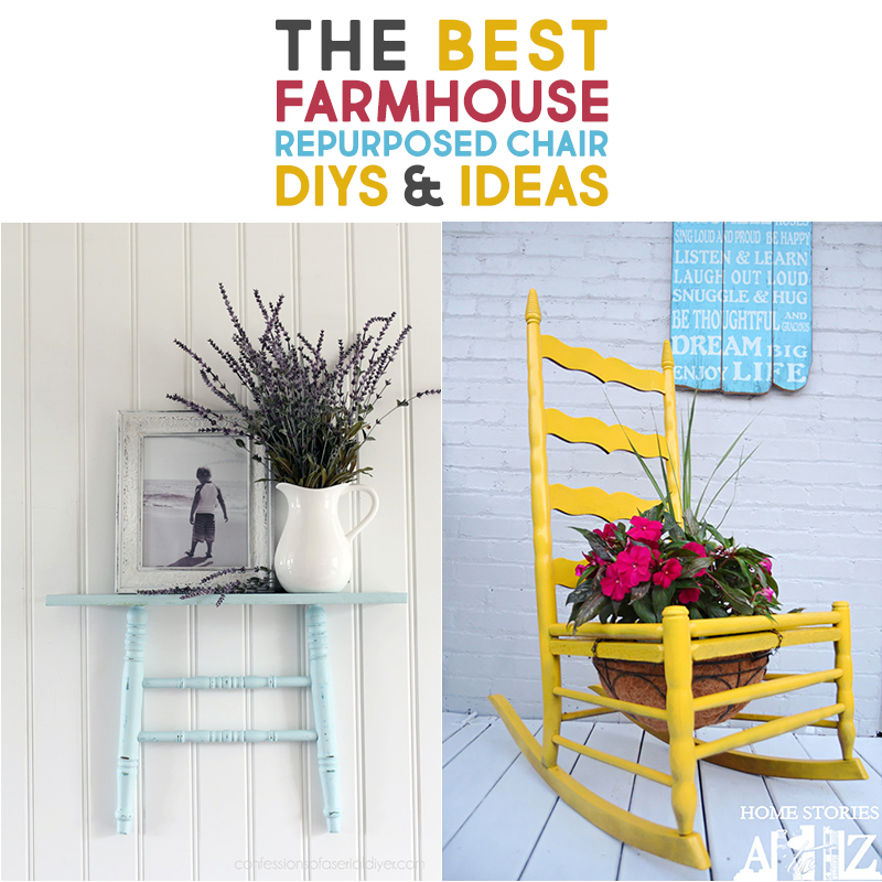 The Best Farmhouse Repurposed Chair DIYS and Ideas + MORE!
