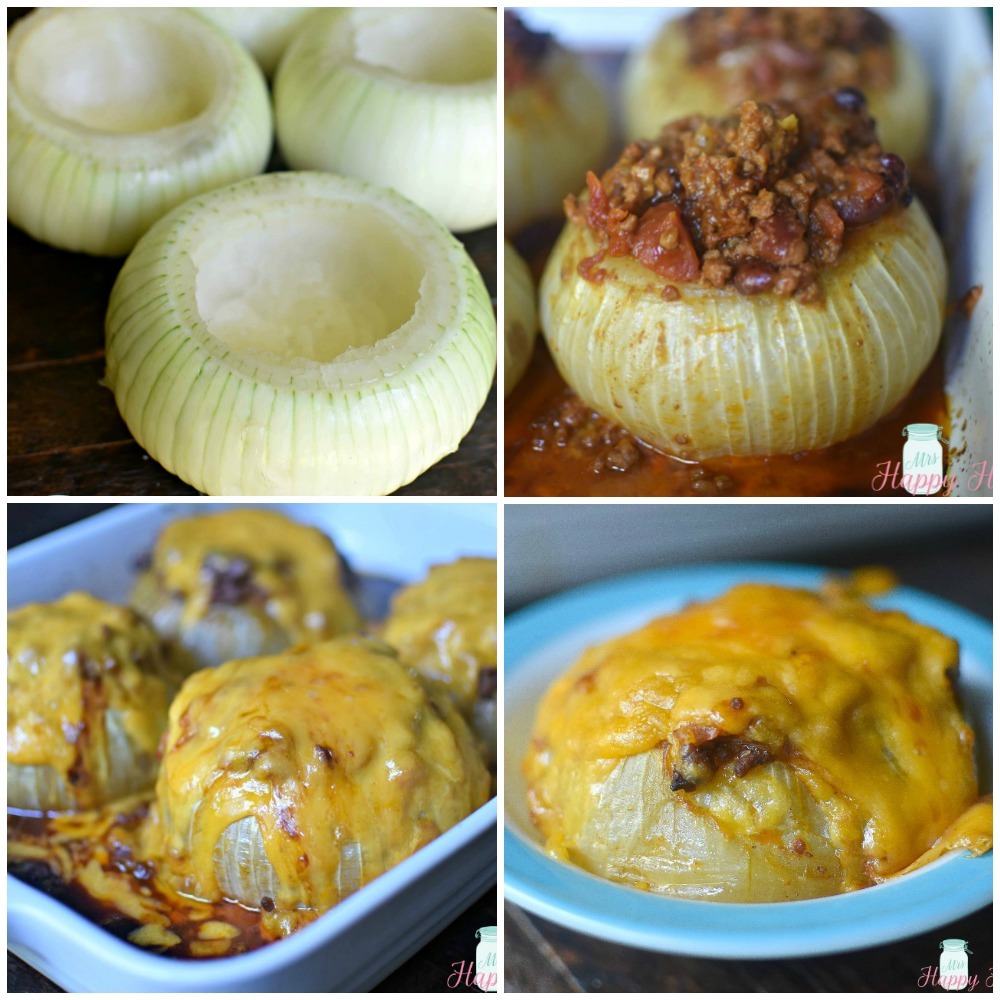 Baked Chili Cheese STUFFED Vidalia Onions (y'all, these are something