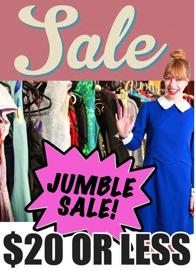 FINAL DAYS!! JUMBLE SALE!! ABSOLUTELY EVERYTHING 20 OR LESS!!