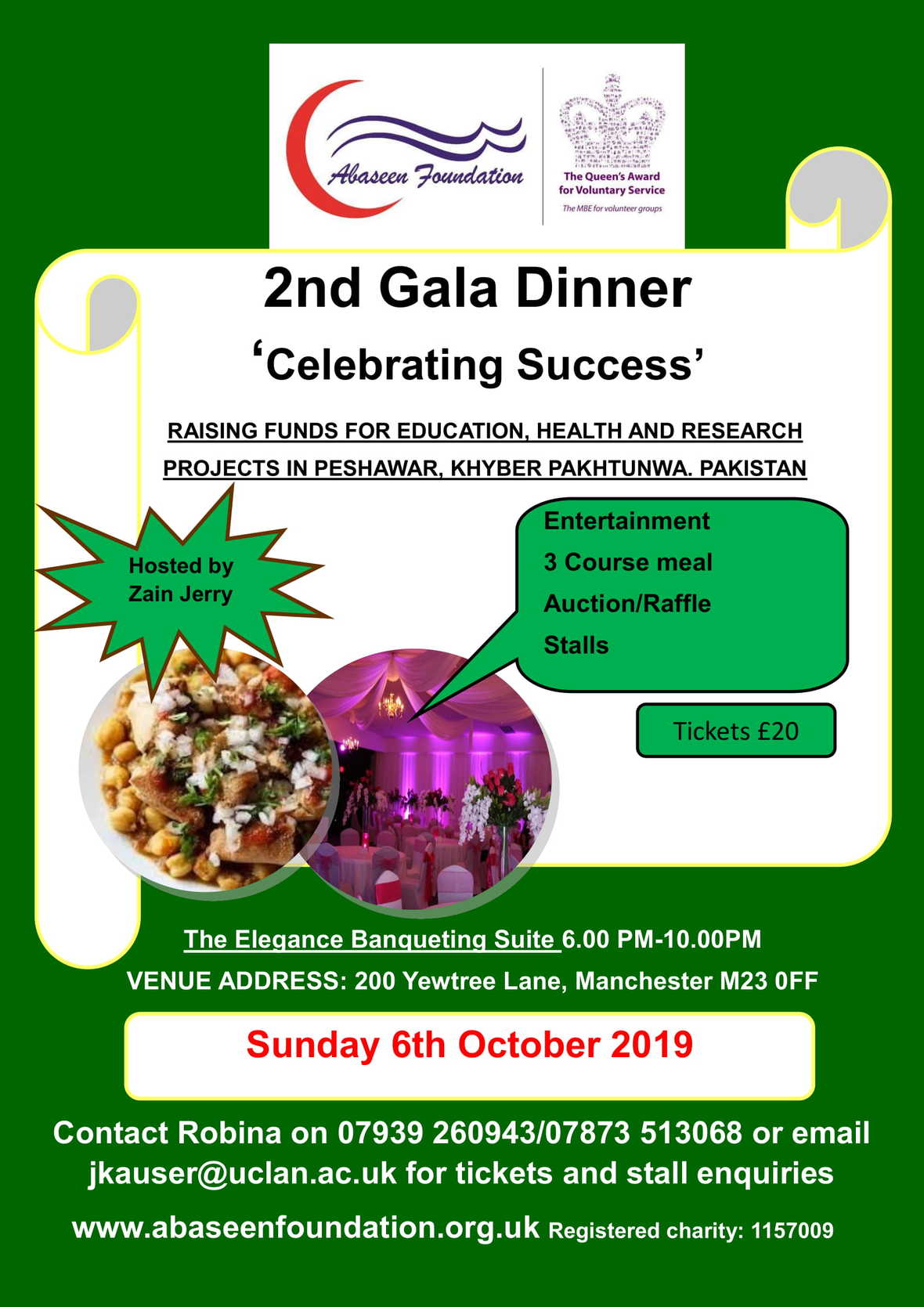 Last few days to join our annual dinners 300 plus people booked so far!