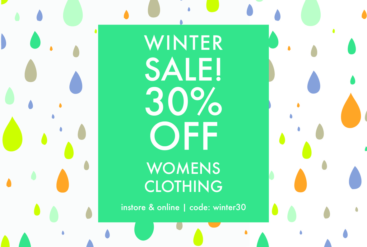 WINTER SALE because you are on my list....