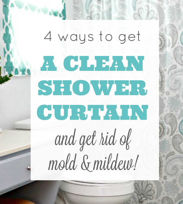 4 Ways To Get A Clean Shower Curtain / Liner