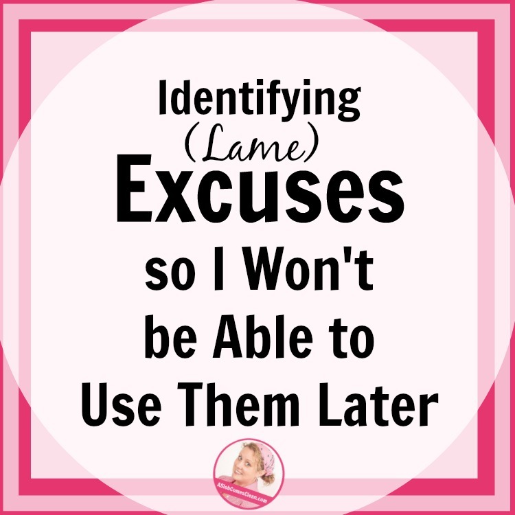 Breaking through Lame Excuses