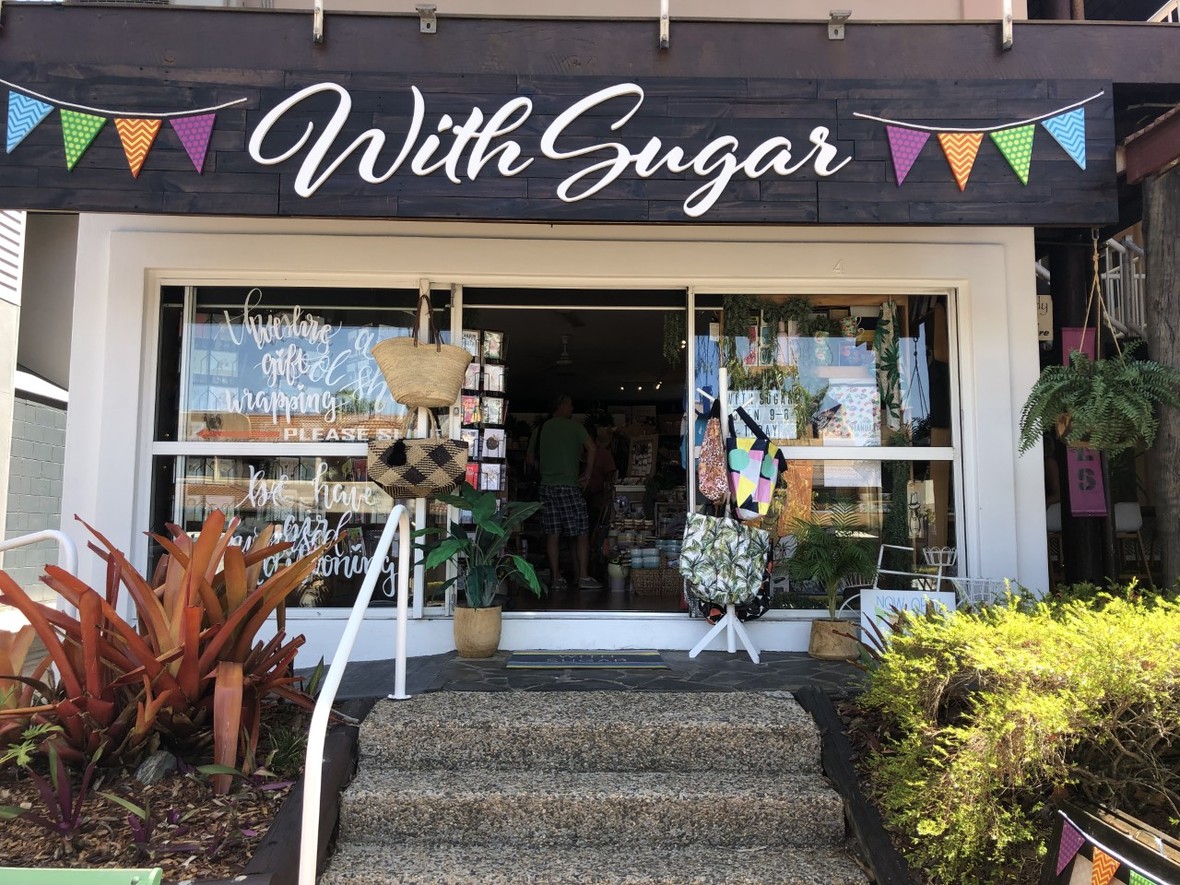 with sugar