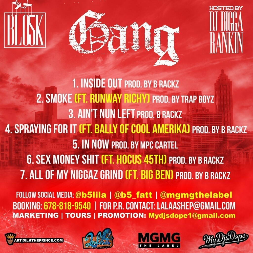 Blo5k - Gang back cover