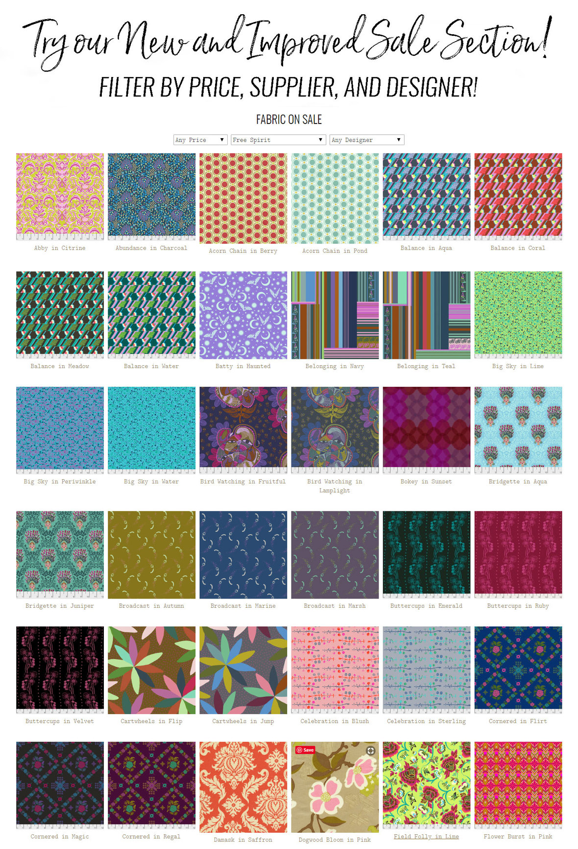 New at Hawthorne Supply Co. and don't miss our Updated Sale Section