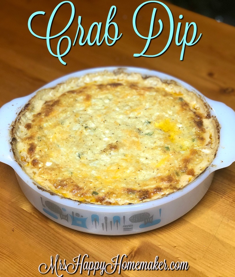 Baked CHEESY CRAB DIP, New Recipe + NEW VIDEO!