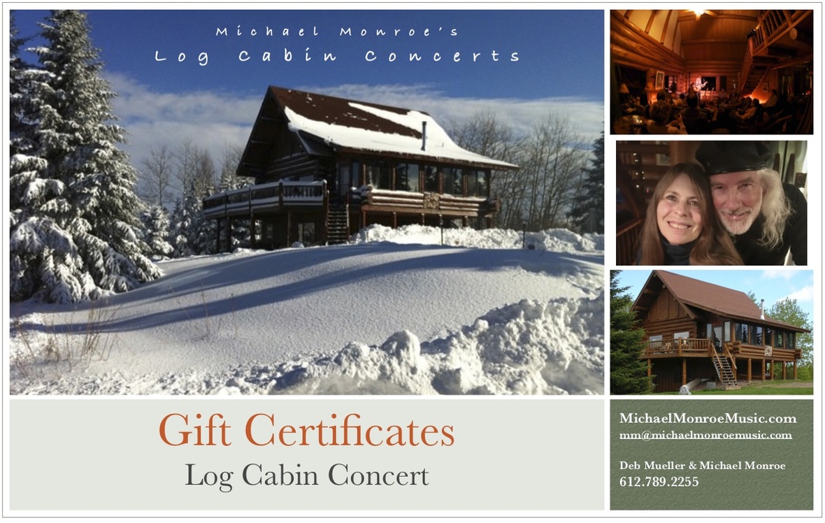 LIVE Stream saturday night from a Log Cabin Concert & Crooners new