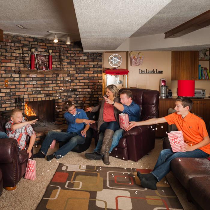 Geous In Your Inbox Katherine Mcclure Photography July 2017 The M Family Singing Around Piano Playing Billiards And Getting Even With A Popcorn Fight Knows How To Play Big Kids