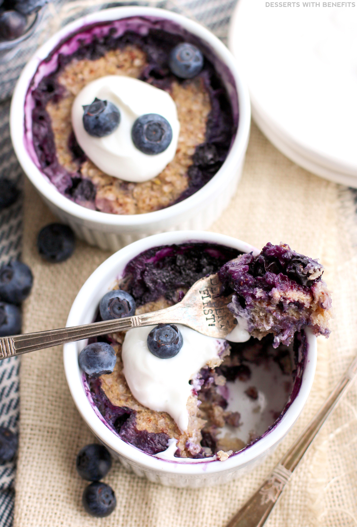 Healthy Blueberry Quinoa Flake Muffins