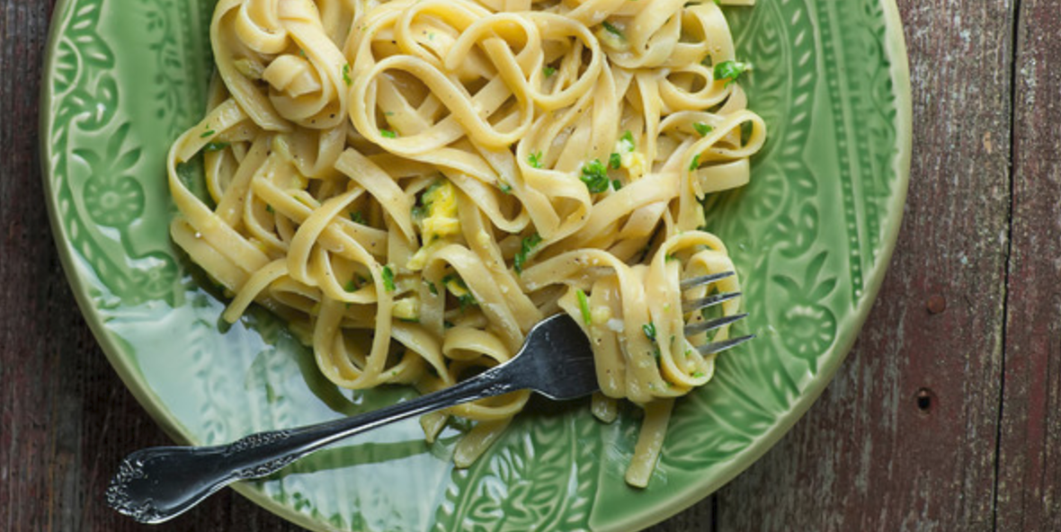 Pasta with Buttered Egg Sauce