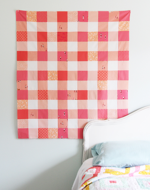 Today's Tutorial Super Cute Gingham Baby Quilt!