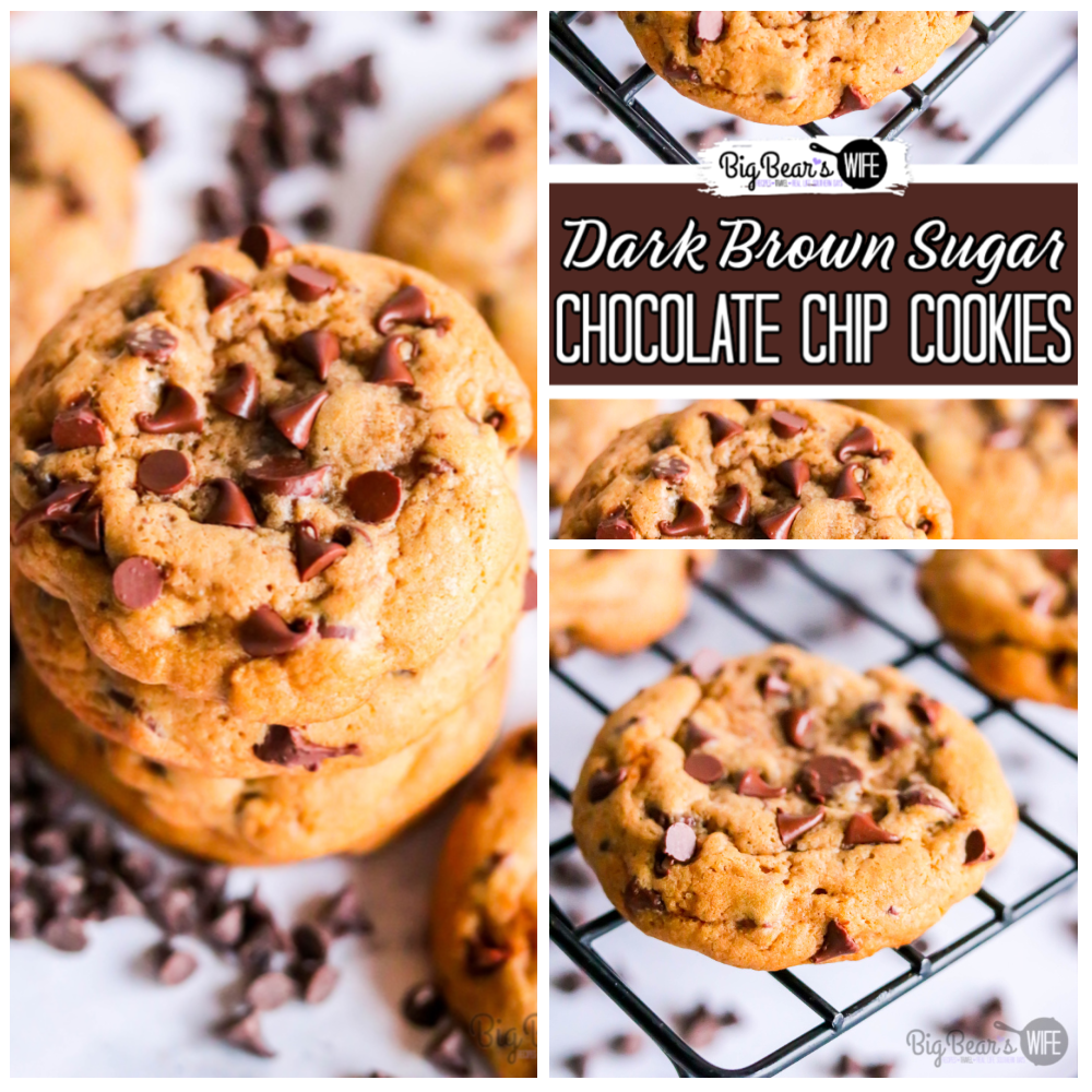 You've GOT to make these cookies!! Dark Brown Sugar Chocolate Chip Cookies