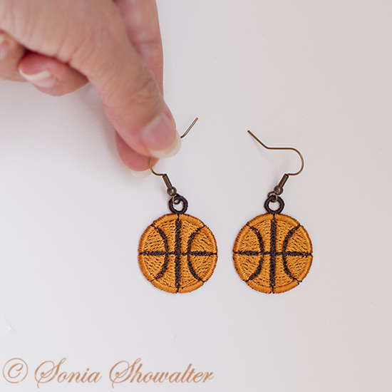 Basketball Earrings!
