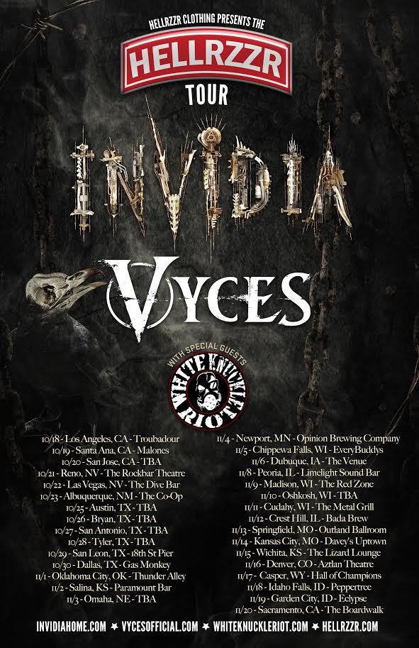 New Vyces Tour Poster