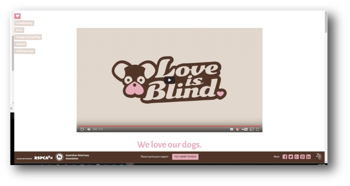 Love is blind, but your clients don't have to be