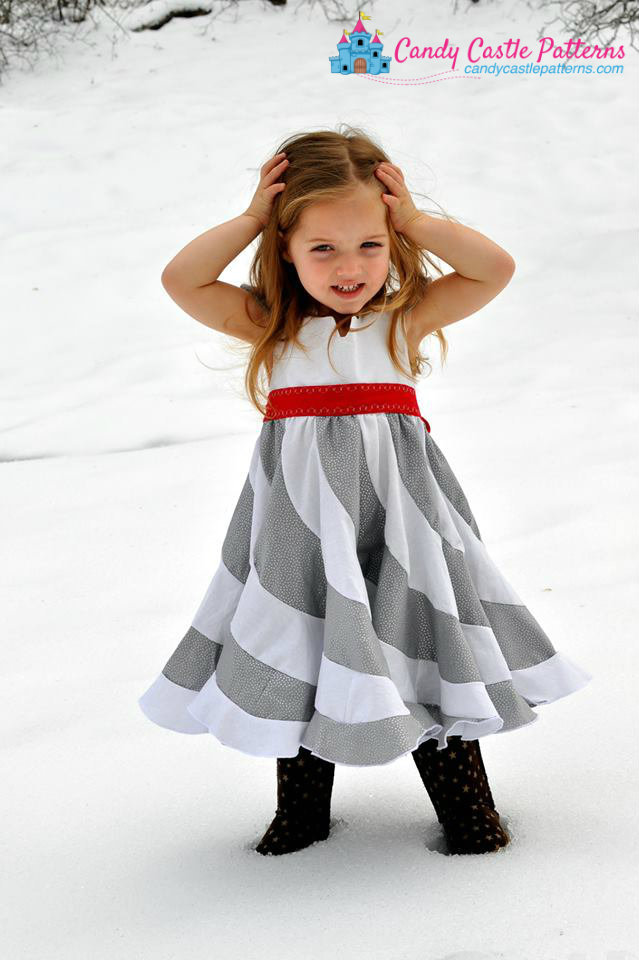 Free upgrade of your Peppermint Swirl Dress pattern & pre-announced
