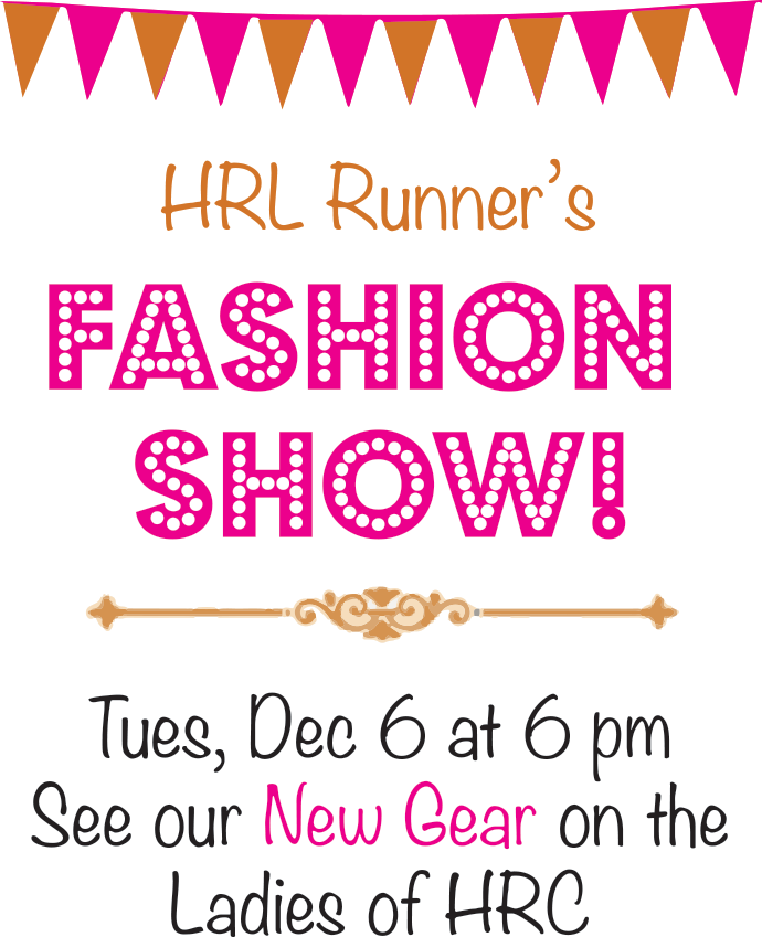 Healdsburg Running Ladies (HRL) presents the HRC FASHION SHOW Check