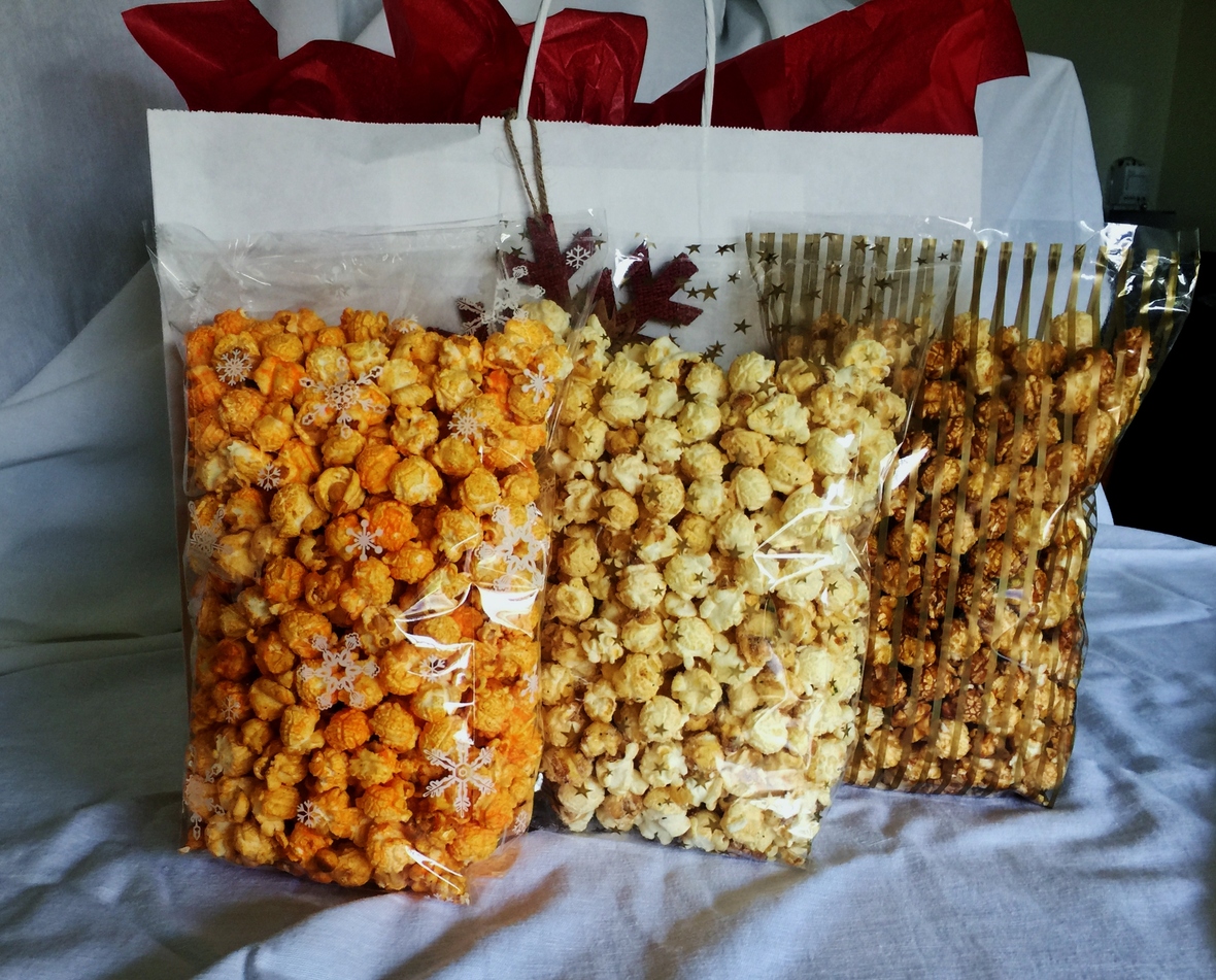 Kettle Corn + Holidays = Happiness