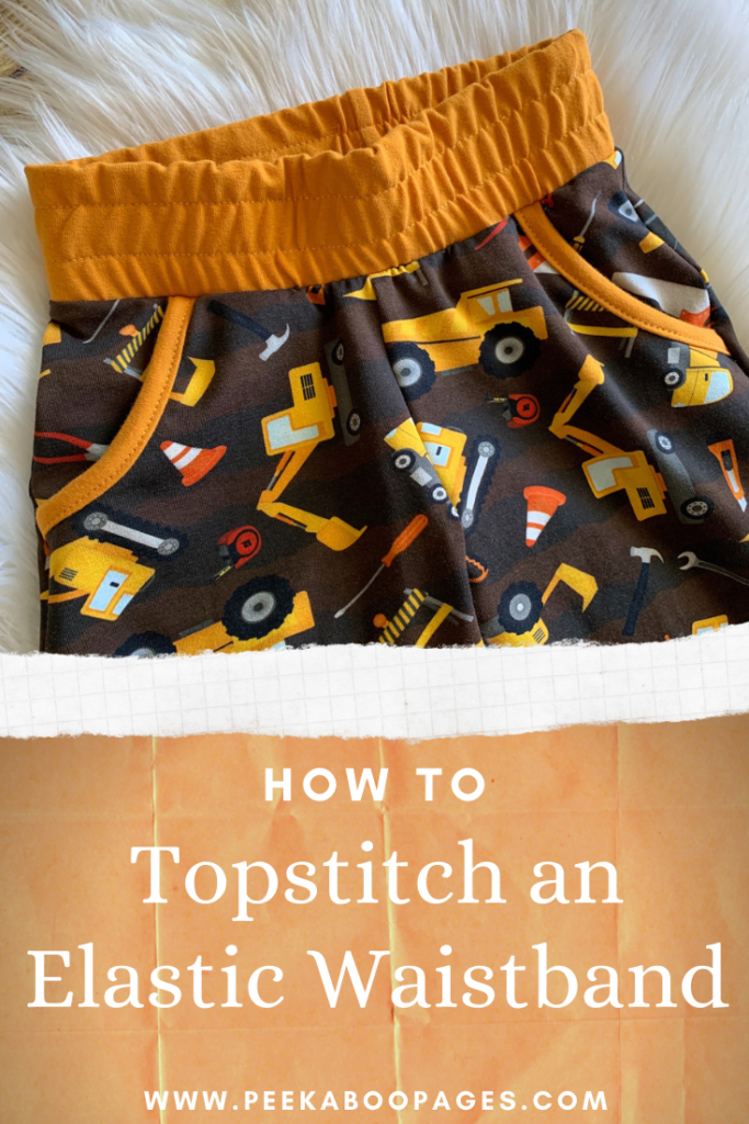 Waistbands!! Topstitching Elastic + Soft Band on Jeans