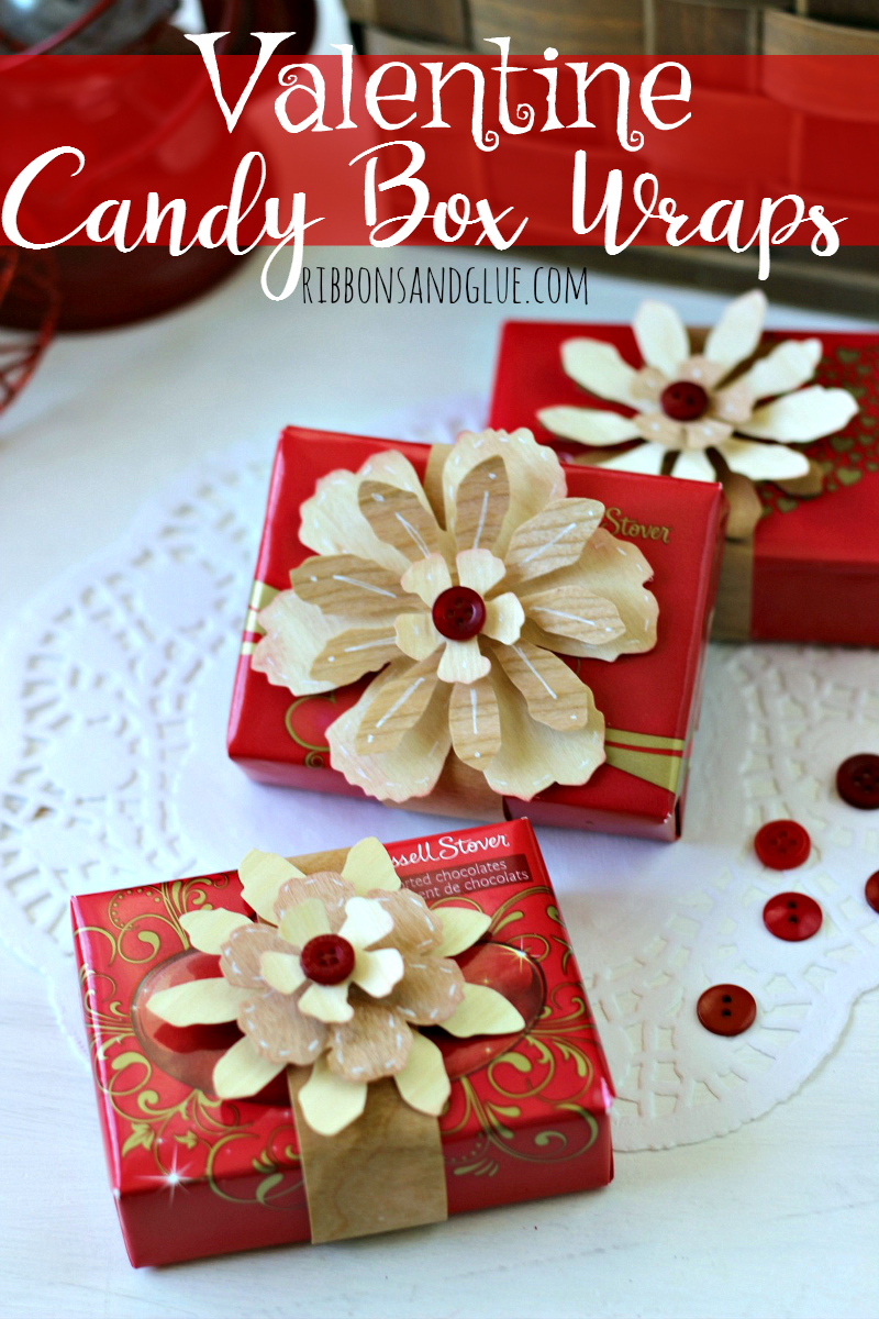Valentines Candy Box  Wrappers