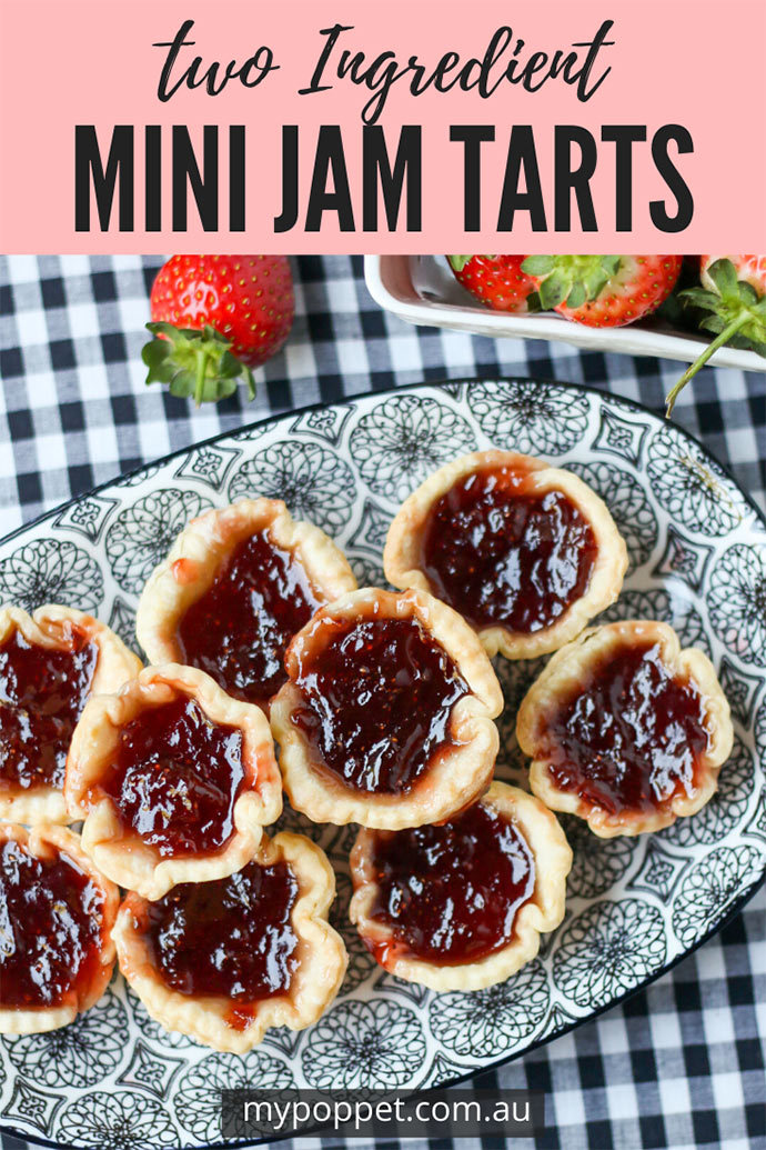 Amazing 2ingredient Jam tart recipe