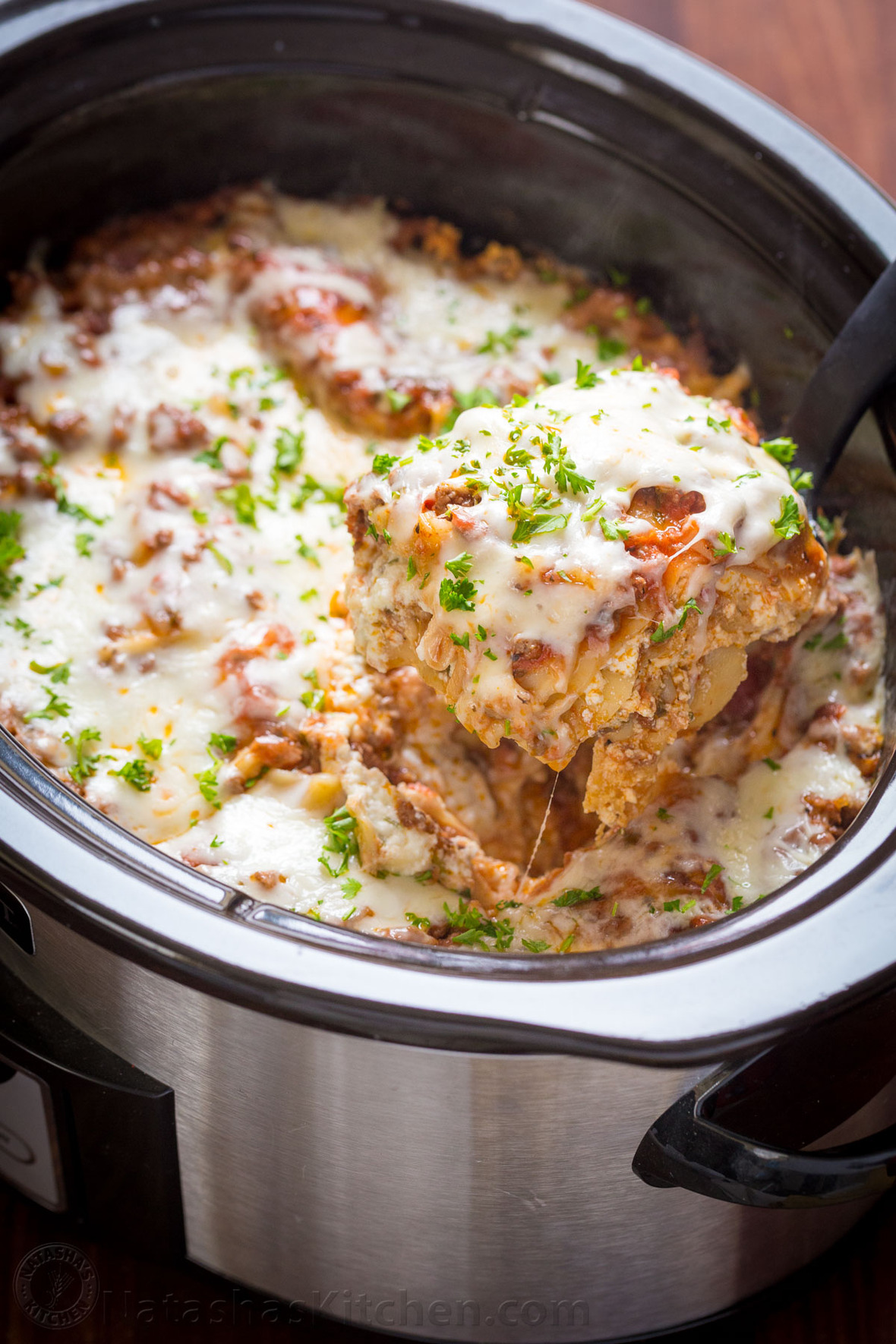 OH YUM!! Slow Cooker Lasagna + Easy Chicken Kiev