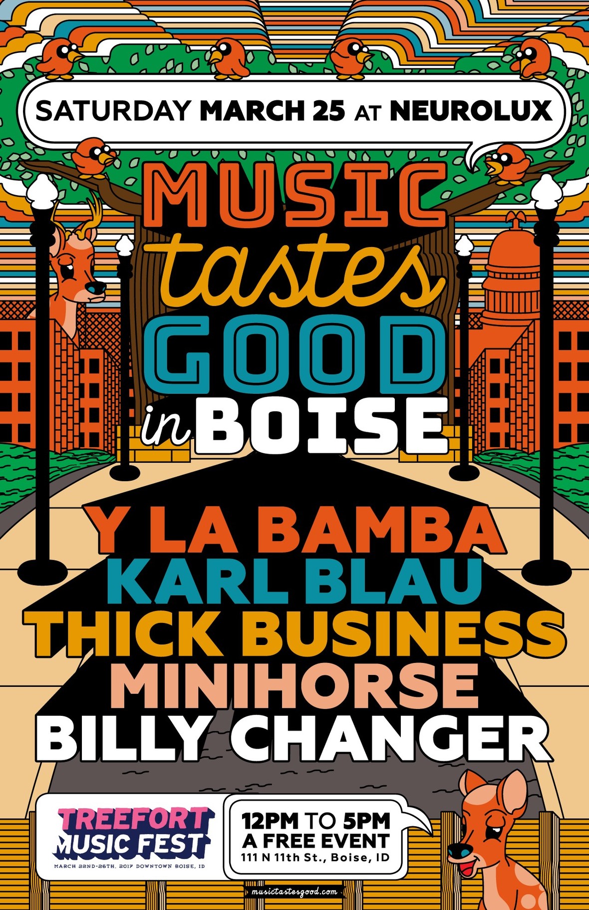 music tastes good in boise