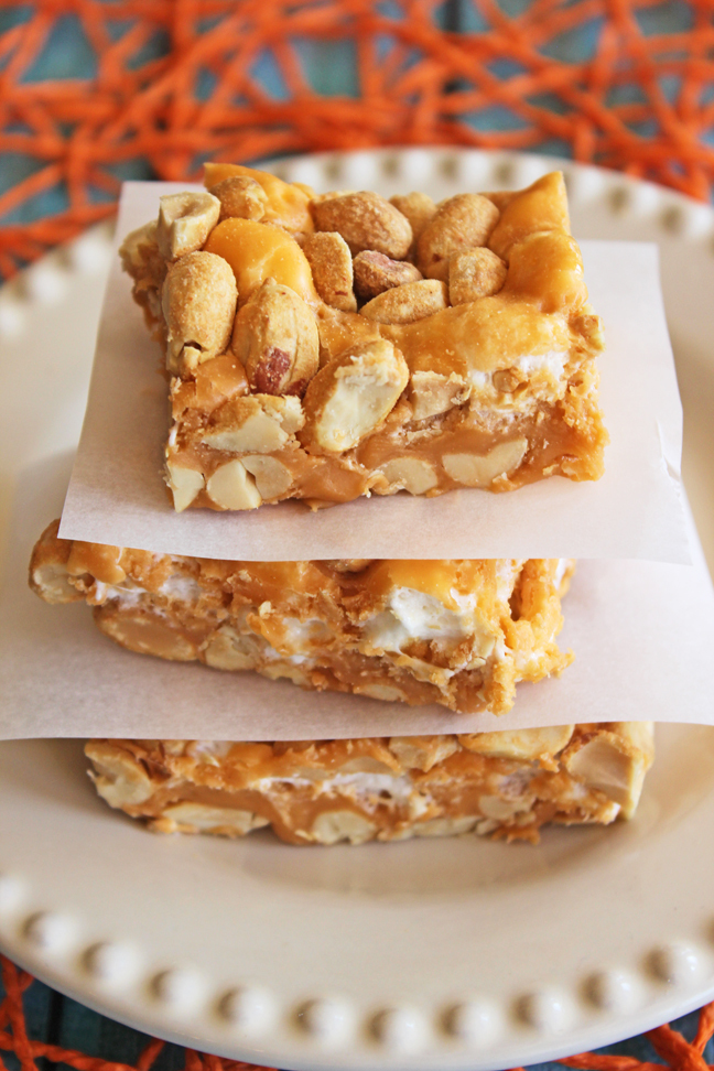 Salted Nut Roll Bars