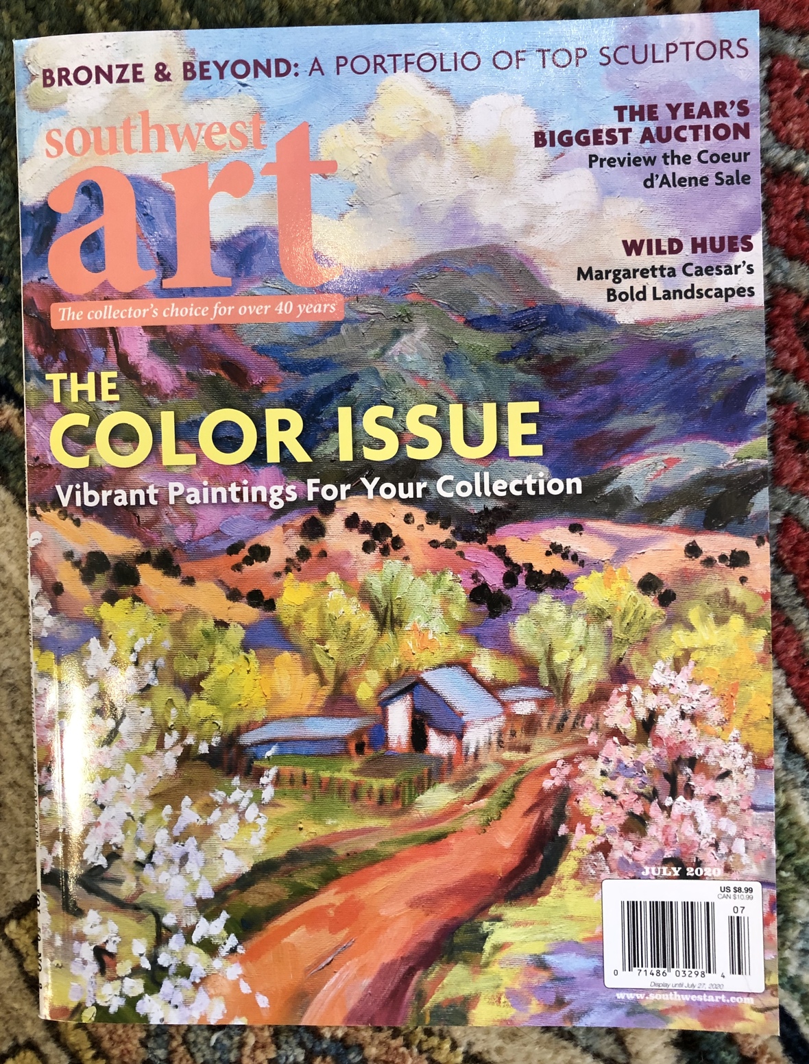 Southwest Art Magazine is featuring an artist from Marta Stafford Fine Art